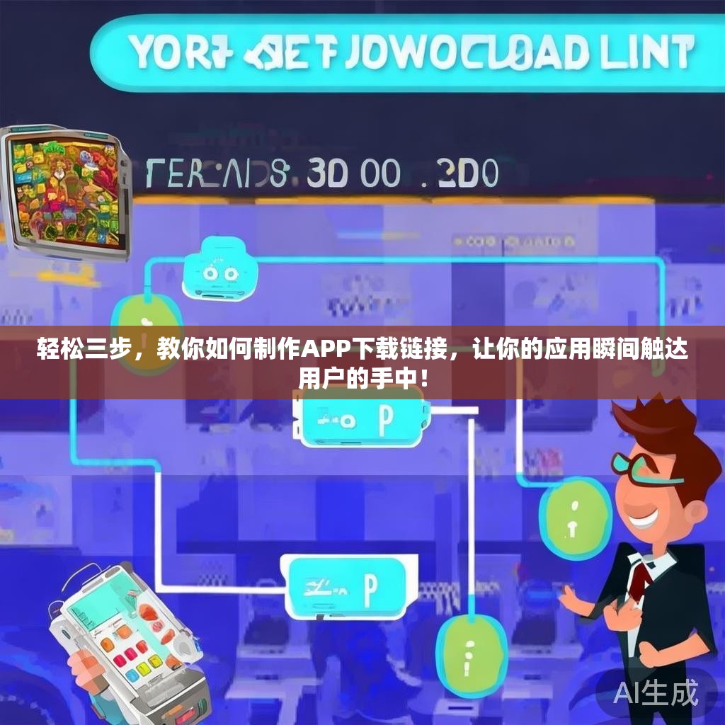 轻松三步，教你如何制作APP下载链接，让你的应用瞬间触达用户的手中！