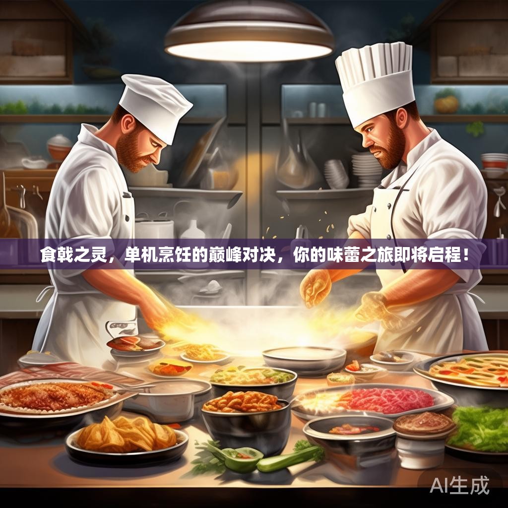 食戟之灵，单机烹饪的巅峰对决，你的味蕾之旅即将启程！