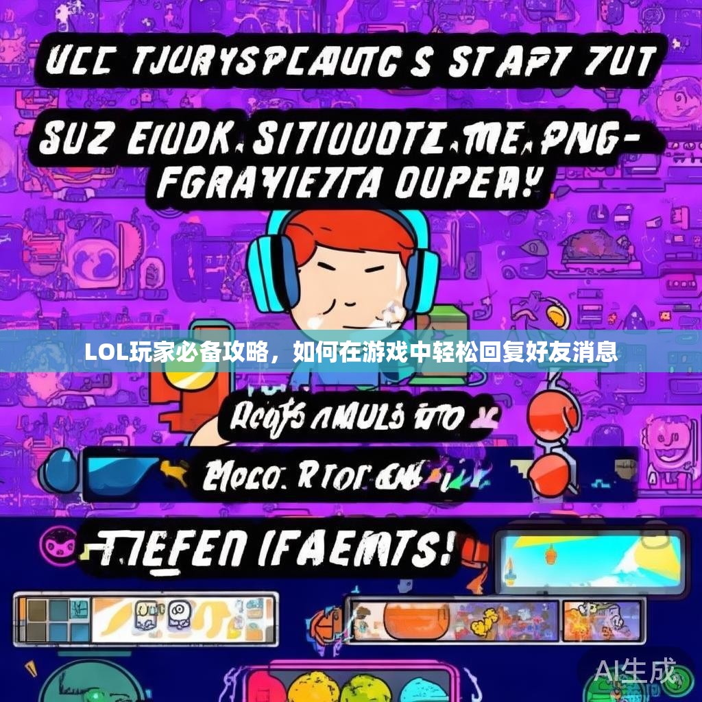 LOL玩家必备攻略，如何在游戏中轻松回复好友消息