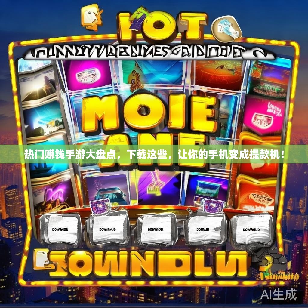 热门赚钱手游大盘点，下载这些，让你的手机变成提款机！