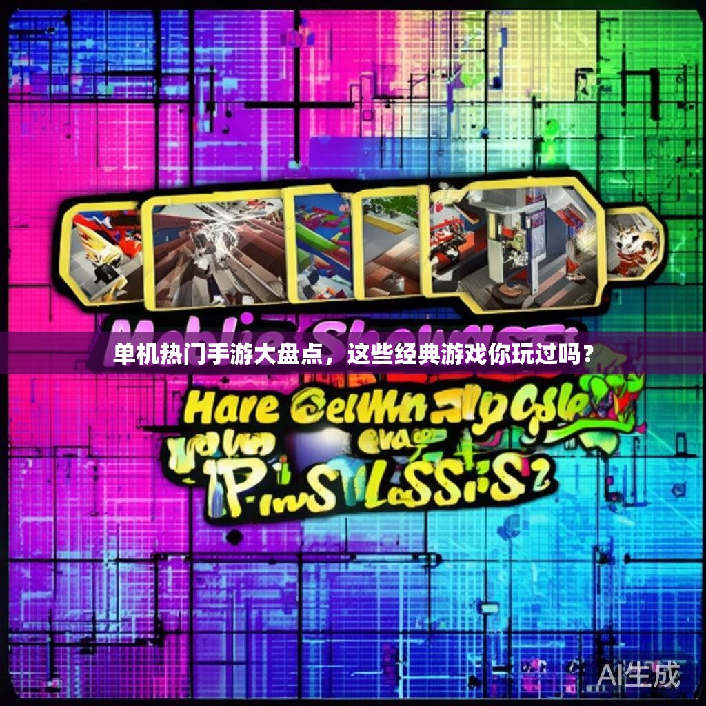 单机热门手游大盘点，这些经典游戏你玩过吗？