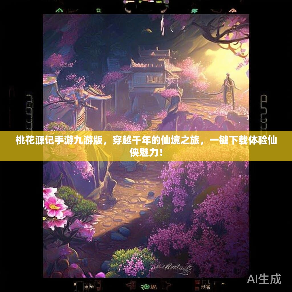 桃花源记手游九游版，穿越千年的仙境之旅，一键下载体验仙侠魅力！