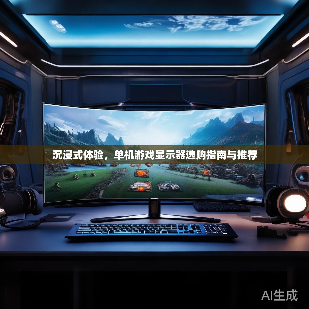 沉浸式体验，单机游戏显示器选购指南与推荐