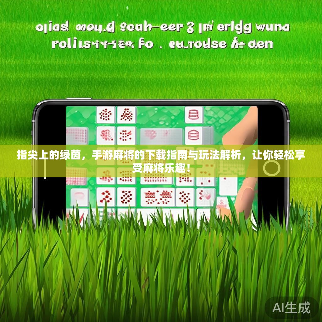 指尖上的绿茵,手游麻将的下载指南与玩法解析,让你轻松享受麻将乐趣! 指尖上的绿茵,手游麻将的下载指南与玩法解析,让你轻松享受麻将乐趣!