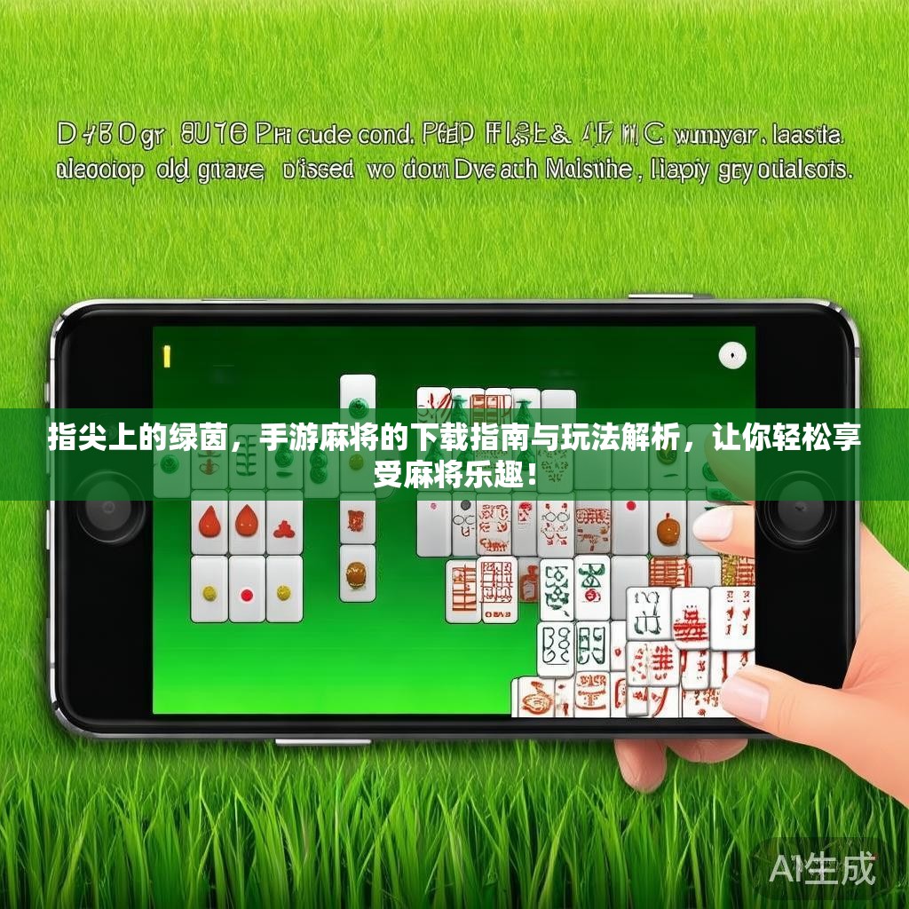 指尖上的绿茵,手游麻将的下载指南与玩法解析,让你轻松享受麻将乐趣! 指尖上的绿茵,手游麻将的下载指南与玩法解析,让你轻松享受麻将乐趣!