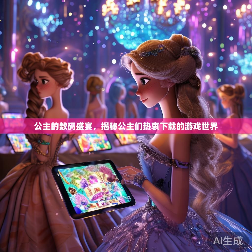 公主的数码盛宴，揭秘公主们热衷下载的游戏世界