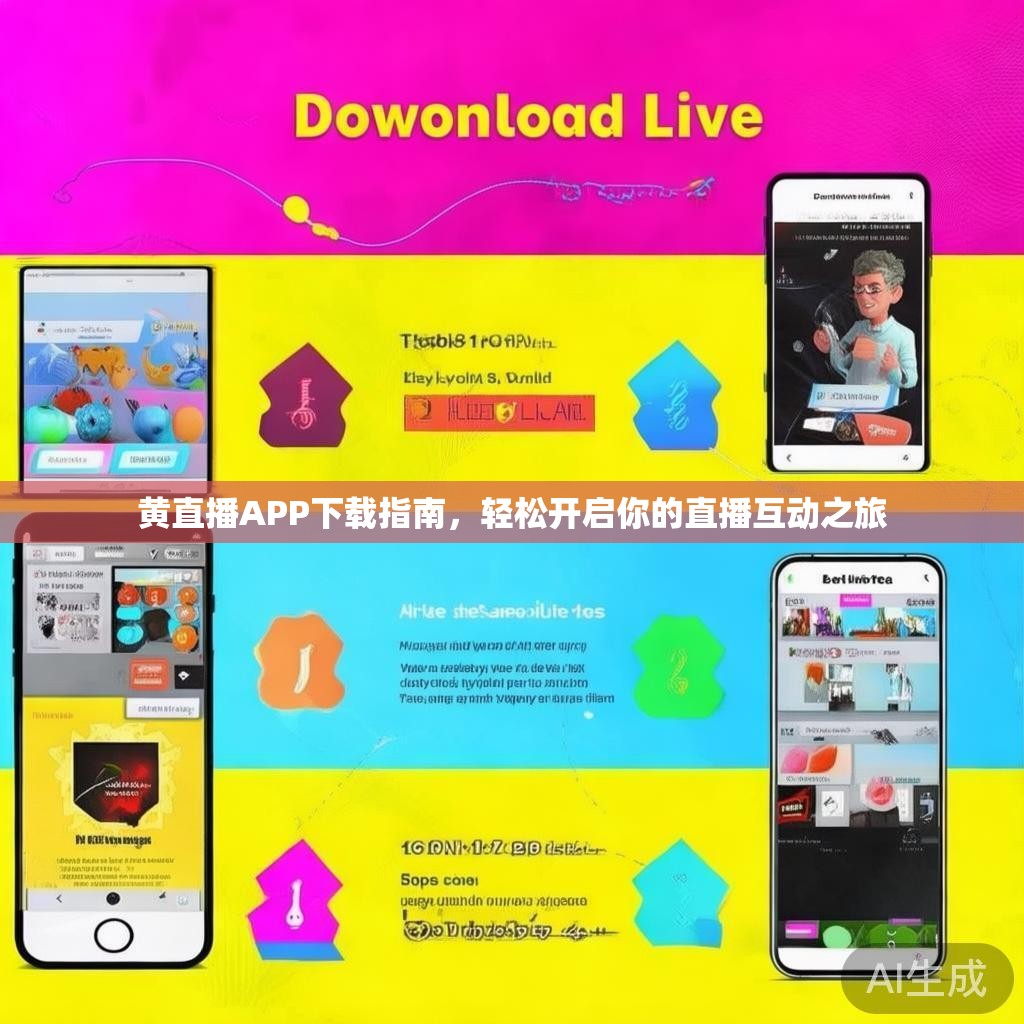 黄直播APP下载指南，轻松开启你的直播互动之旅