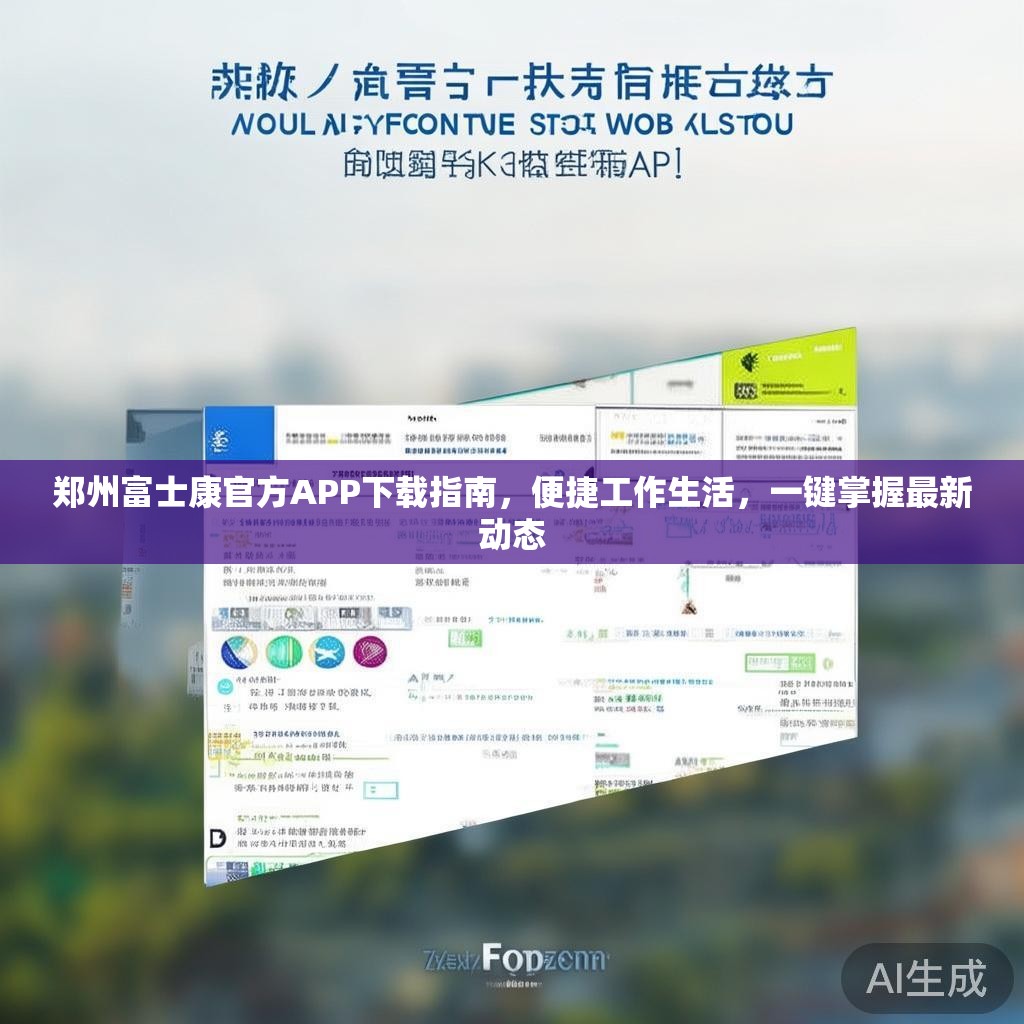 郑州富士康官方APP下载指南,便捷工作生活,一键掌握最新动态 郑州富士康官方APP下载指南,便捷工作生活,一键掌握最新动态