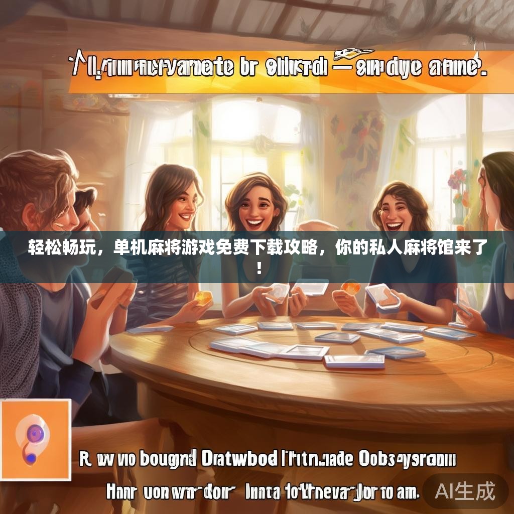 轻松畅玩,单机麻将游戏免费下载攻略,你的私人麻将馆来了! 轻松畅玩,单机麻将游戏免费下载攻略,你的私人麻将馆来了!