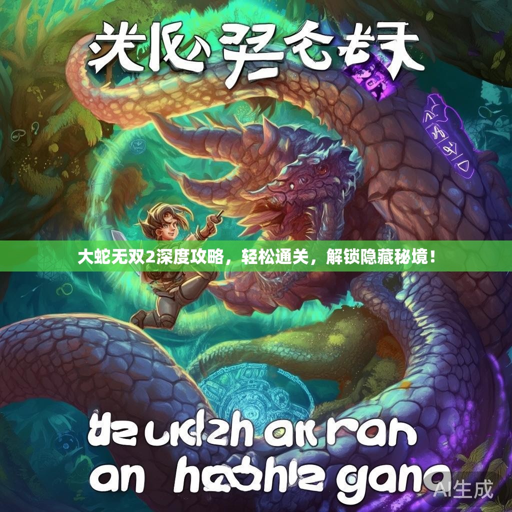 大蛇无双2深度攻略，轻松通关，解锁隐藏秘境！