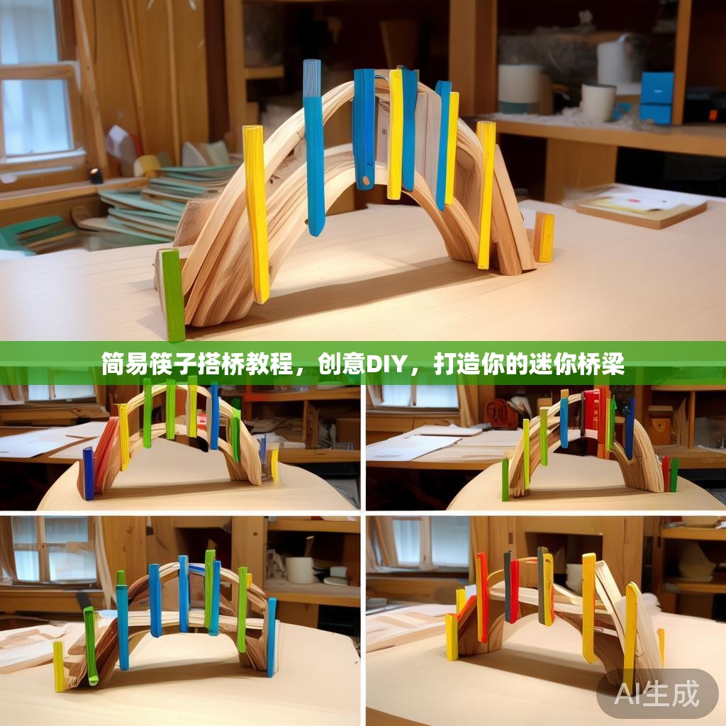 简易筷子搭桥教程，创意DIY，打造你的迷你桥梁