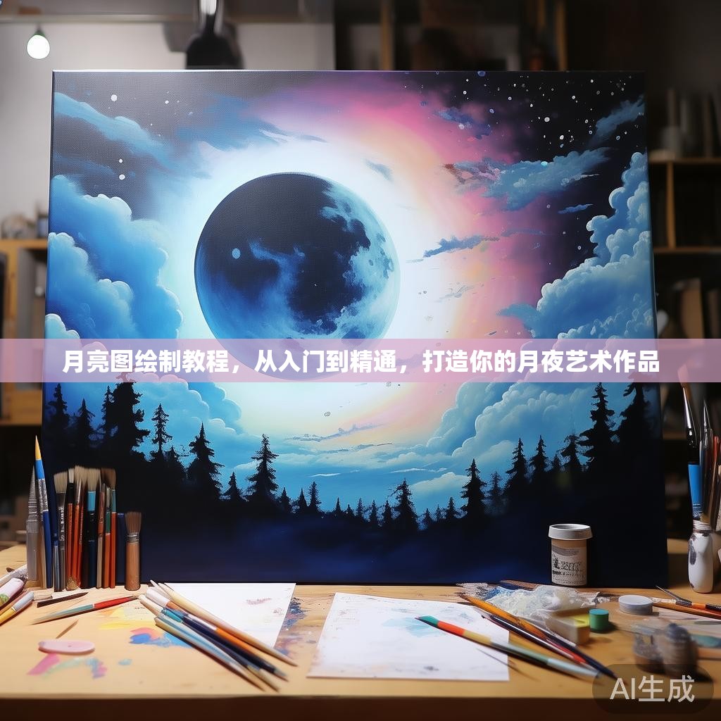 月亮图绘制教程，从入门到精通，打造你的月夜艺术作品