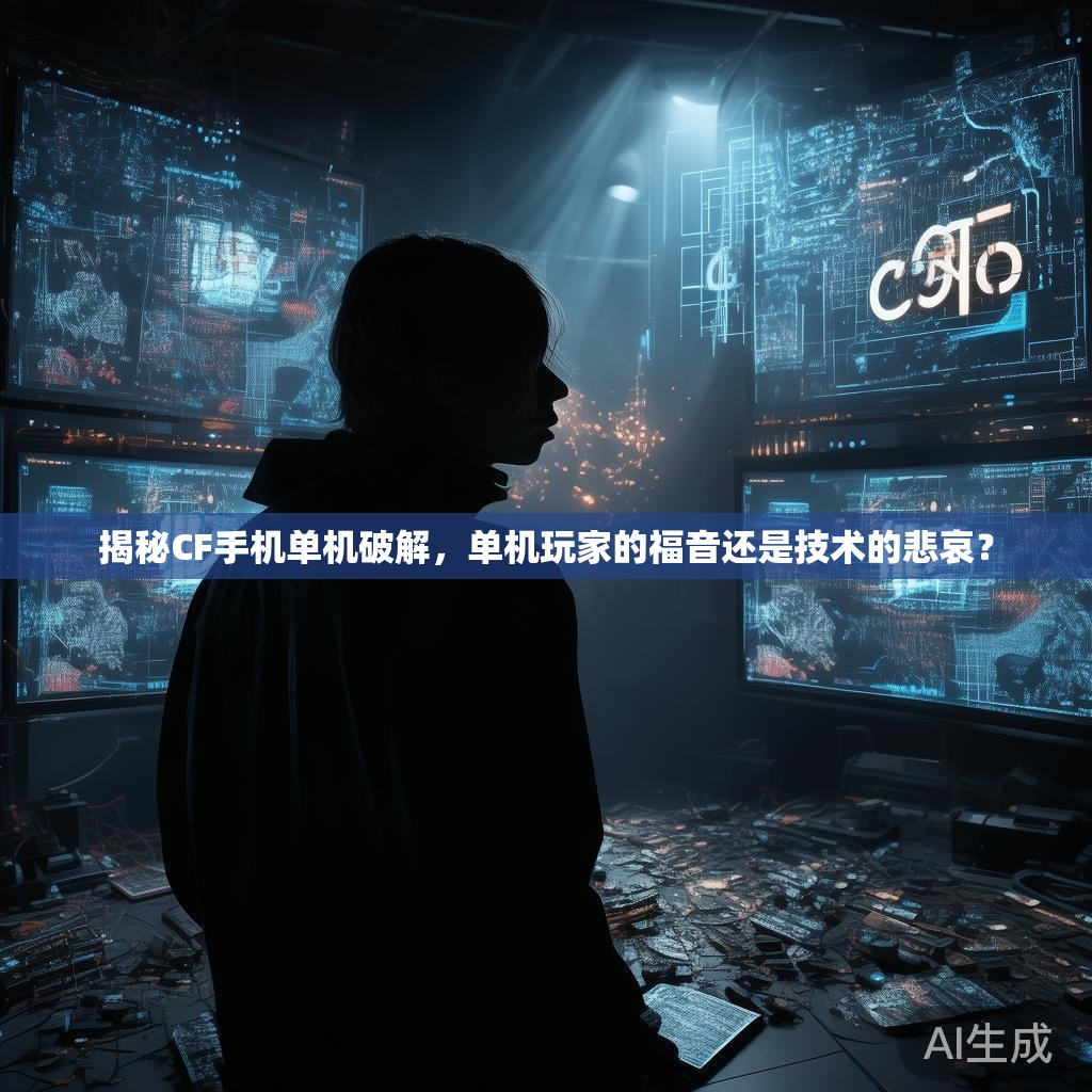揭秘CF手机单机破解，单机玩家的福音还是技术的悲哀？