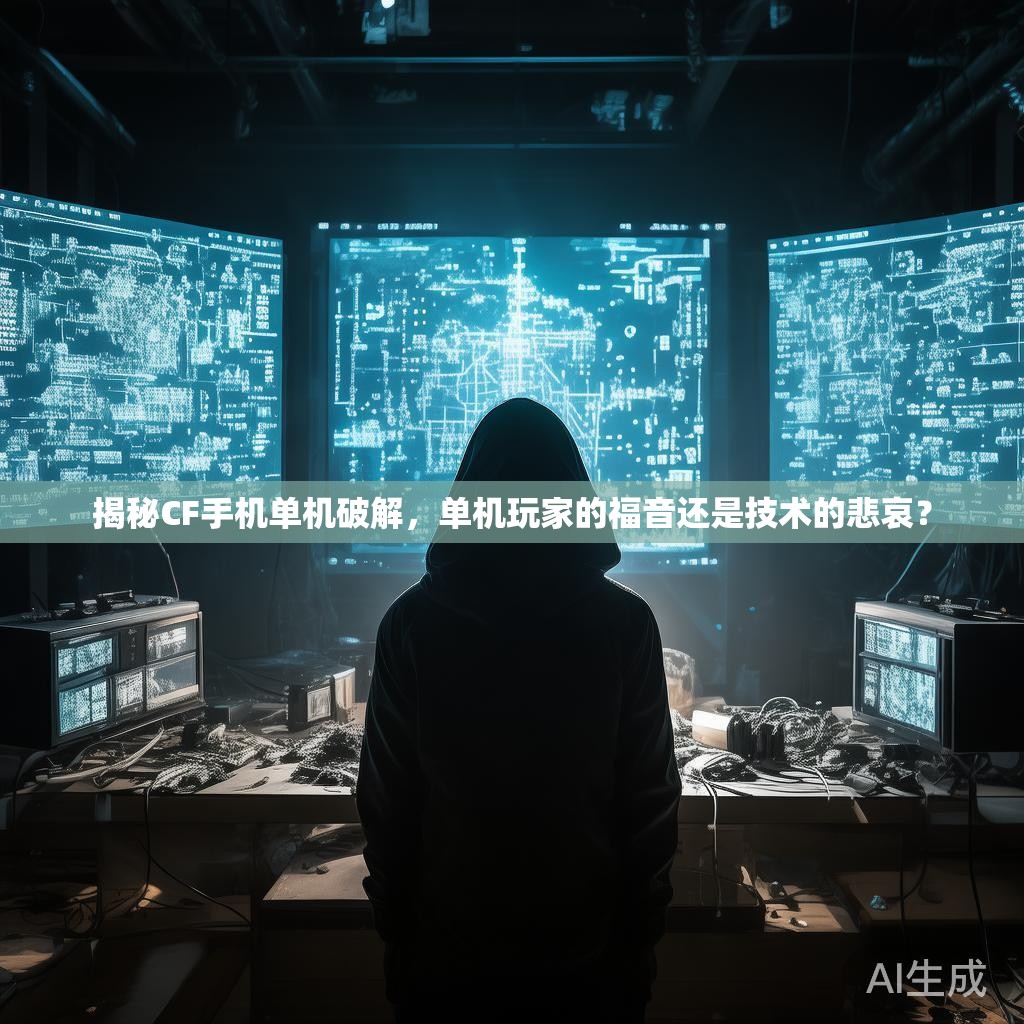 揭秘CF手机单机破解，单机玩家的福音还是技术的悲哀？