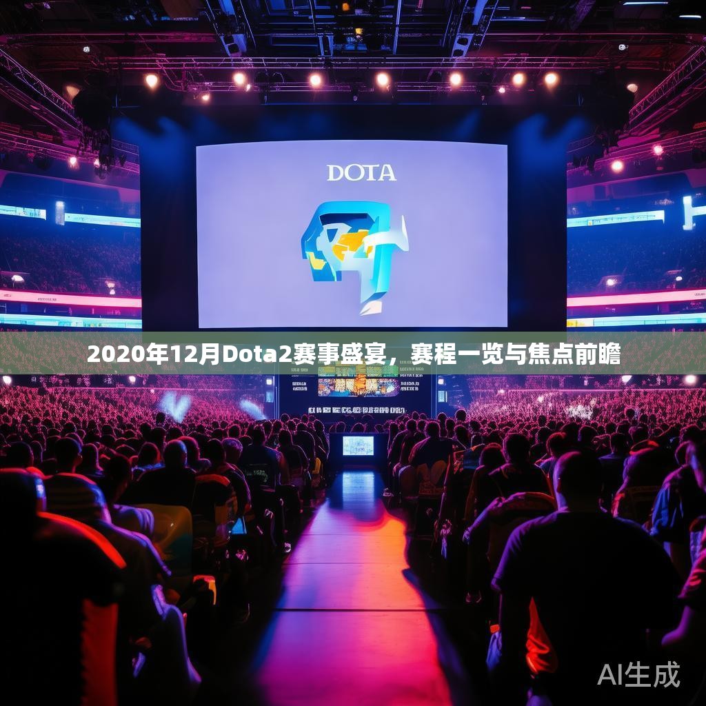 2020年12月Dota2赛事盛宴，赛程一览与焦点前瞻