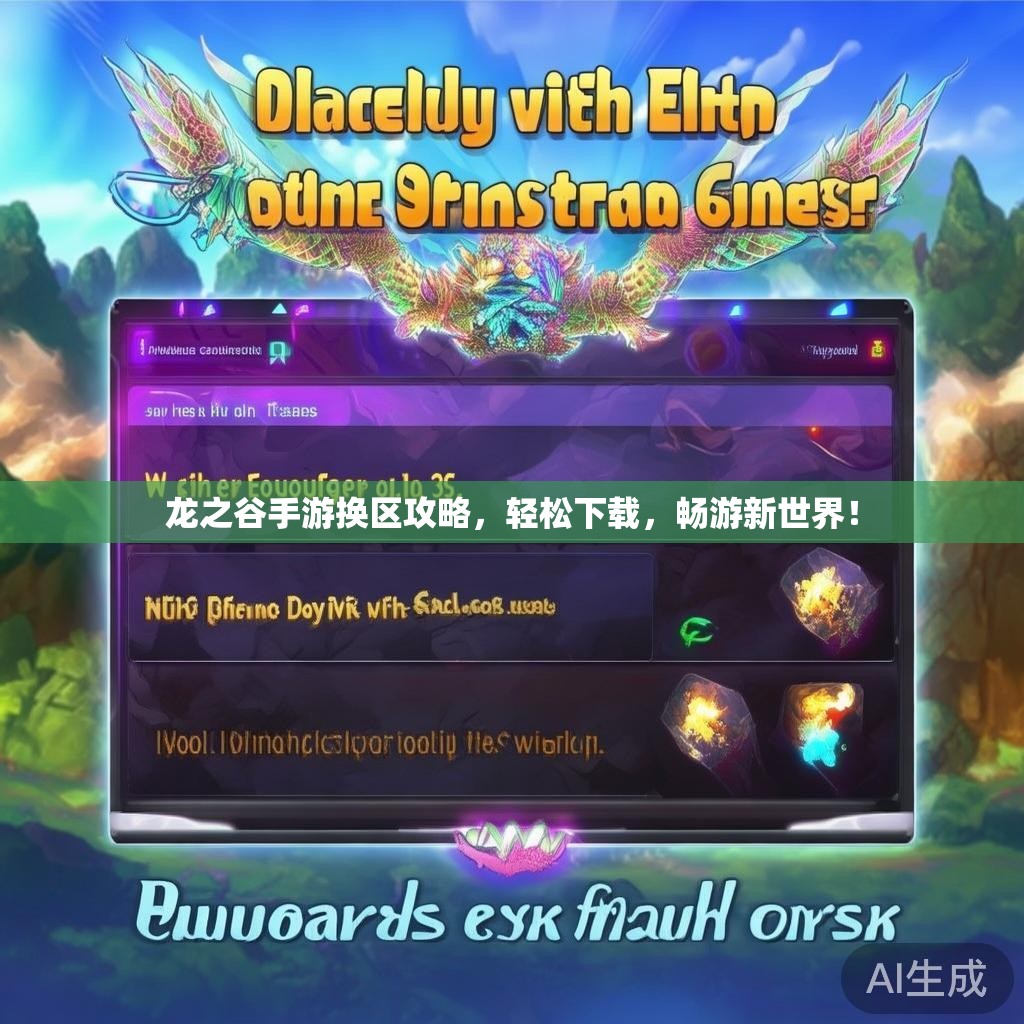 龙之谷手游换区攻略,轻松下载,畅游新世界! 龙之谷手游换区攻略,轻松下载,畅游新世界!