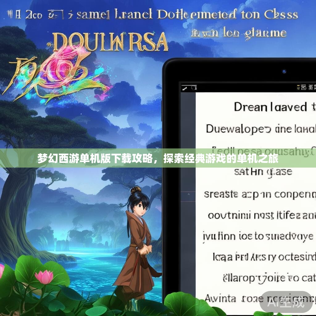 梦幻西游单机版下载攻略，探索经典游戏的单机之旅