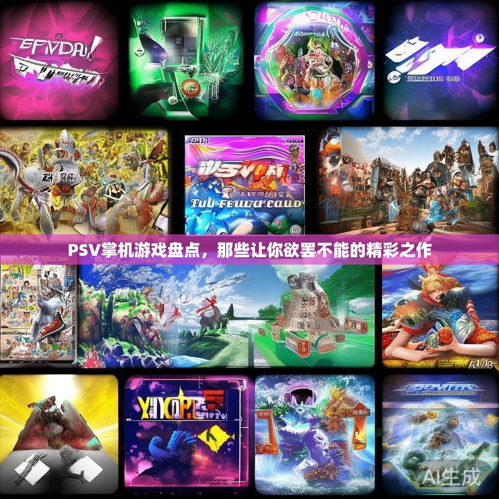 PSV掌机游戏盘点，那些让你欲罢不能的精彩之作
