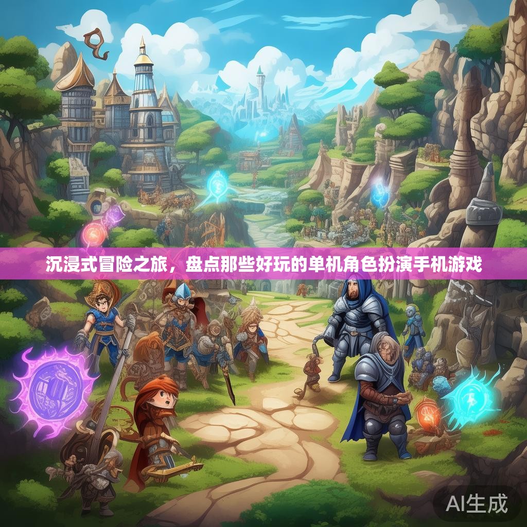 沉浸式冒险之旅，盘点那些好玩的单机角色扮演手机游戏
