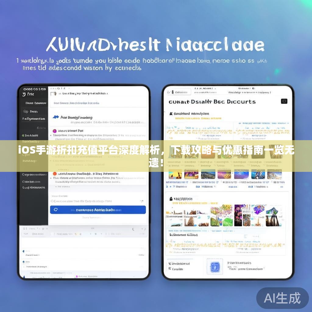 iOS手游折扣充值平台深度解析，下载攻略与优惠指南一览无遗！