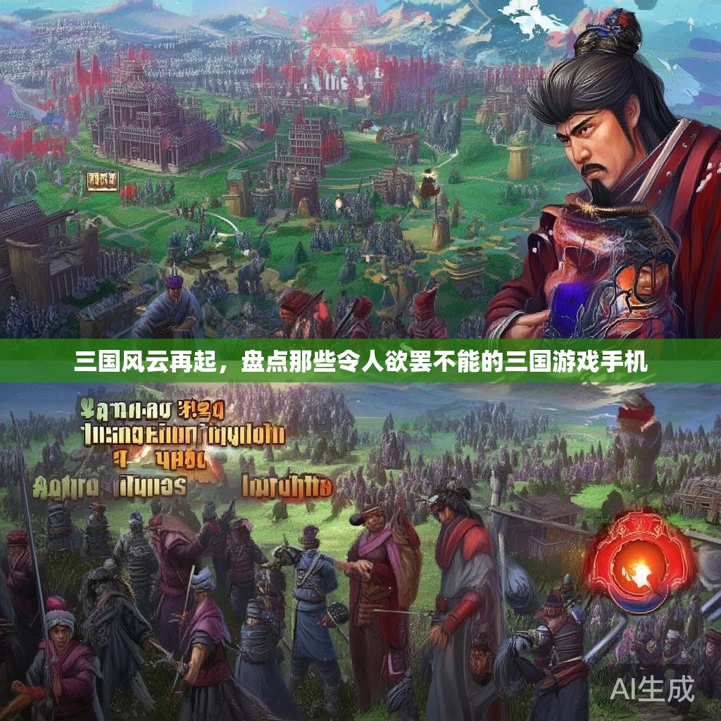 三国风云再起，盘点那些令人欲罢不能的三国游戏手机