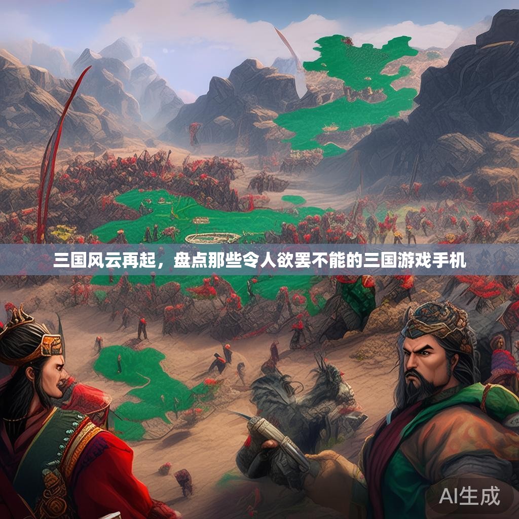 三国风云再起，盘点那些令人欲罢不能的三国游戏手机