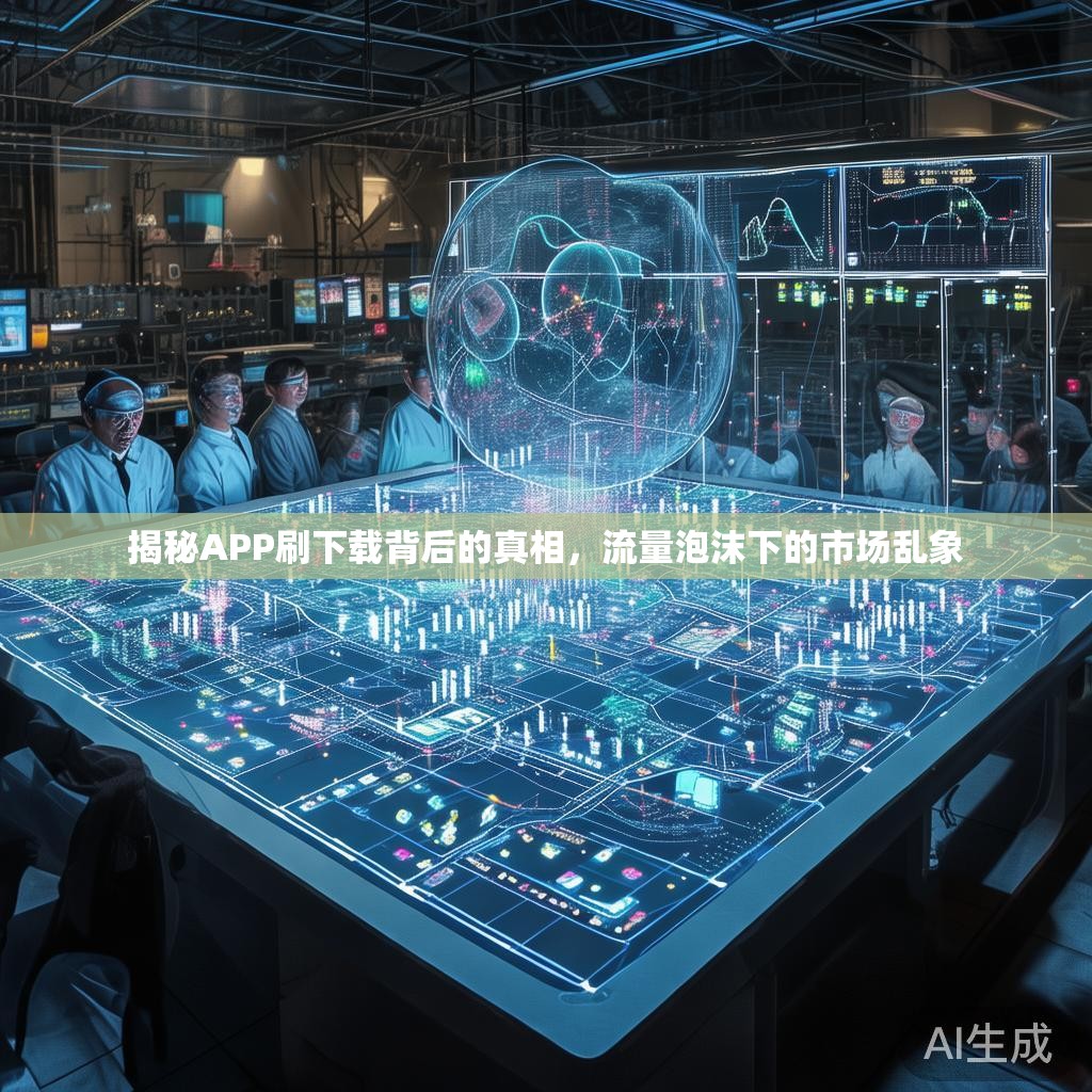 揭秘APP刷下载背后的真相，流量泡沫下的市场乱象