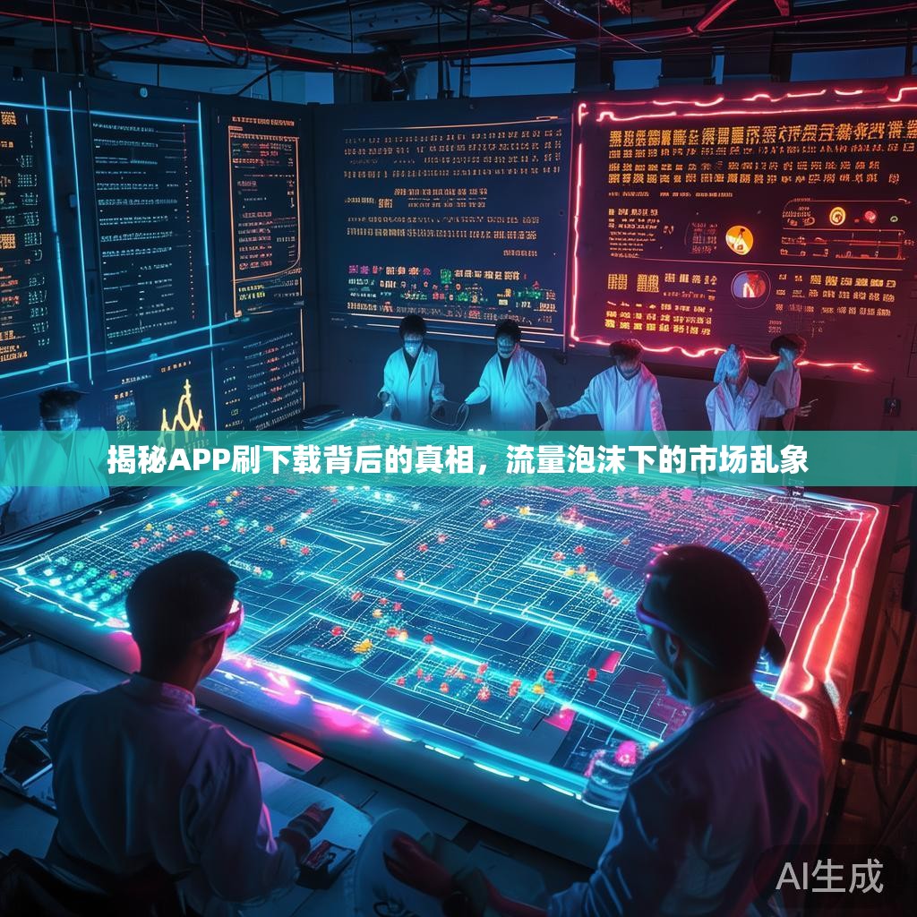 揭秘APP刷下载背后的真相，流量泡沫下的市场乱象