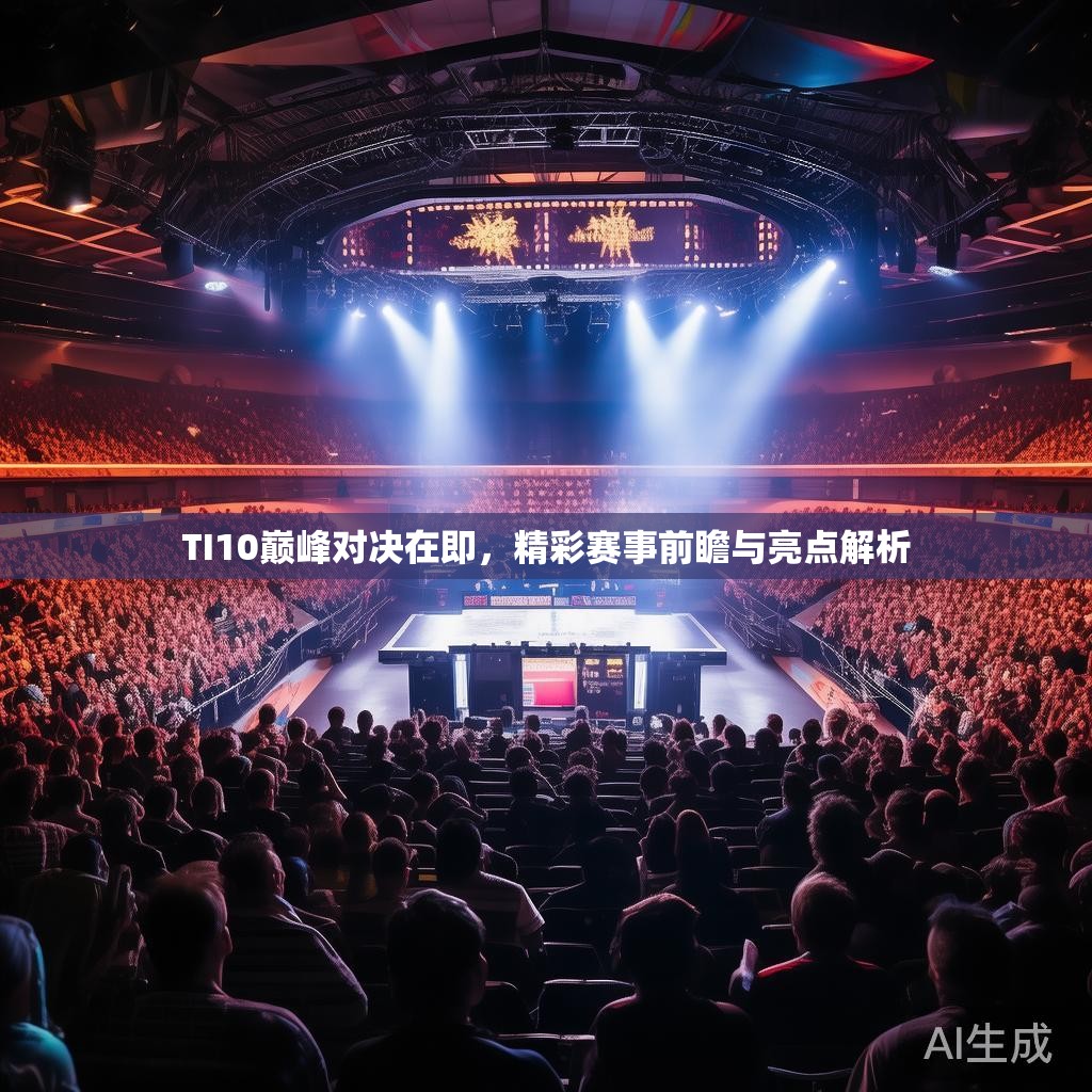 TI10巅峰对决在即，精彩赛事前瞻与亮点解析