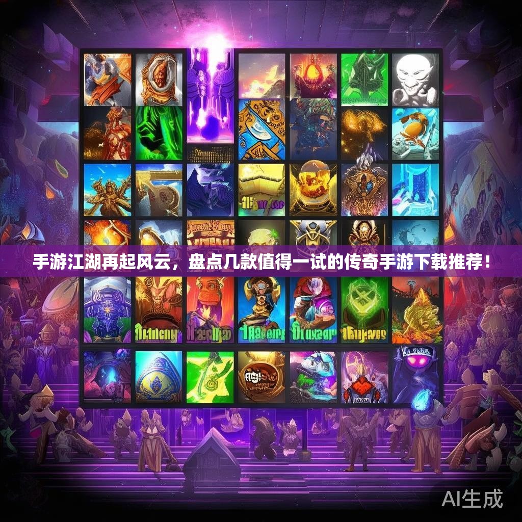 手游江湖再起风云,盘点几款值得一试的传奇手游下载推荐! 手游江湖再起风云,盘点几款值得一试的传奇手游下载推荐!