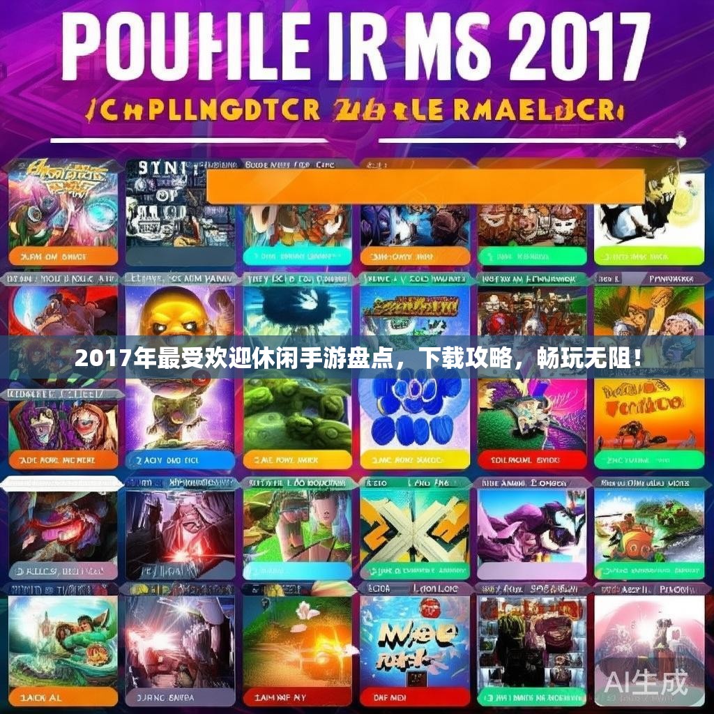 2017年最受欢迎休闲手游盘点，下载攻略，畅玩无阻！
