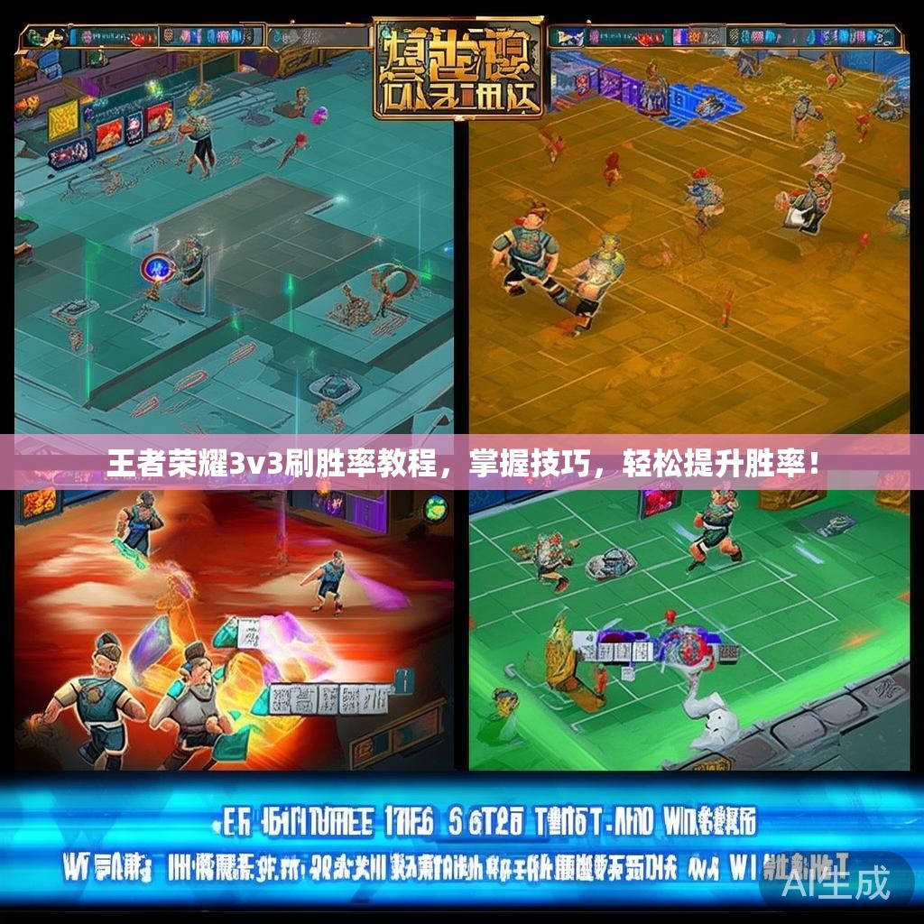 王者荣耀3v3刷胜率教程,掌握技巧,轻松提升胜率! 王者荣耀3v3刷胜率教程,掌握技巧,轻松提升胜率!