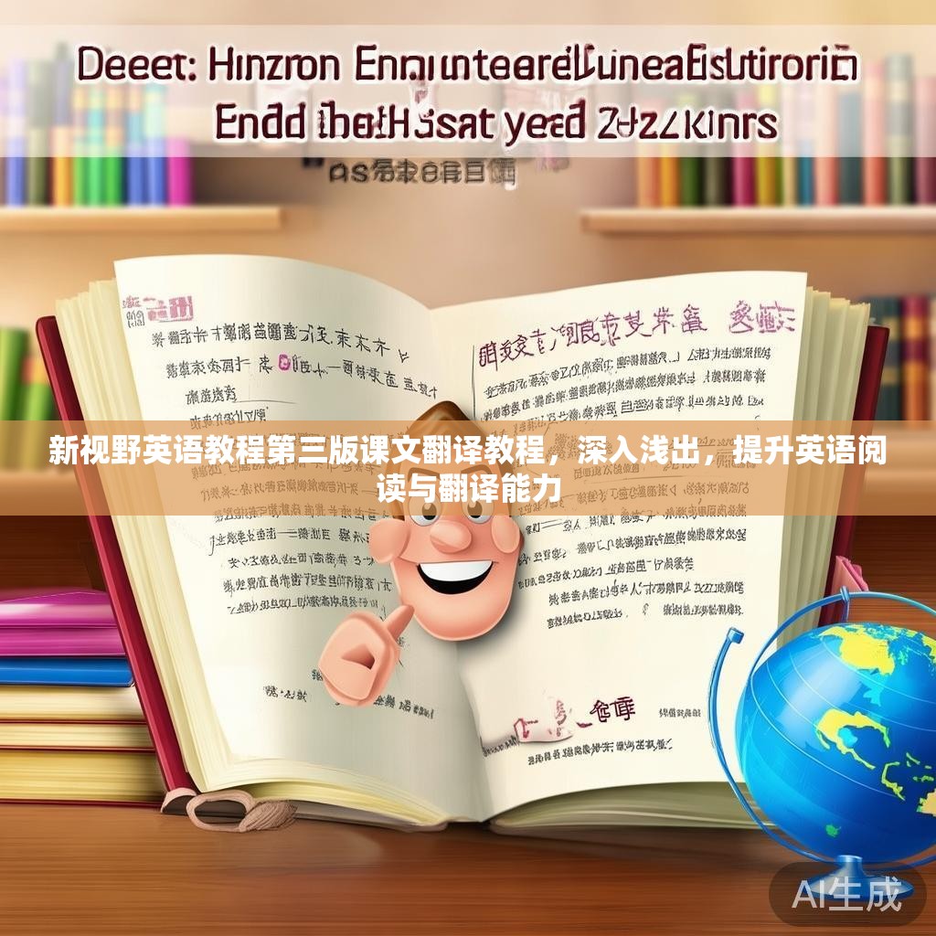 新视野英语教程第三版课文翻译教程，深入浅出，提升英语阅读与翻译能力