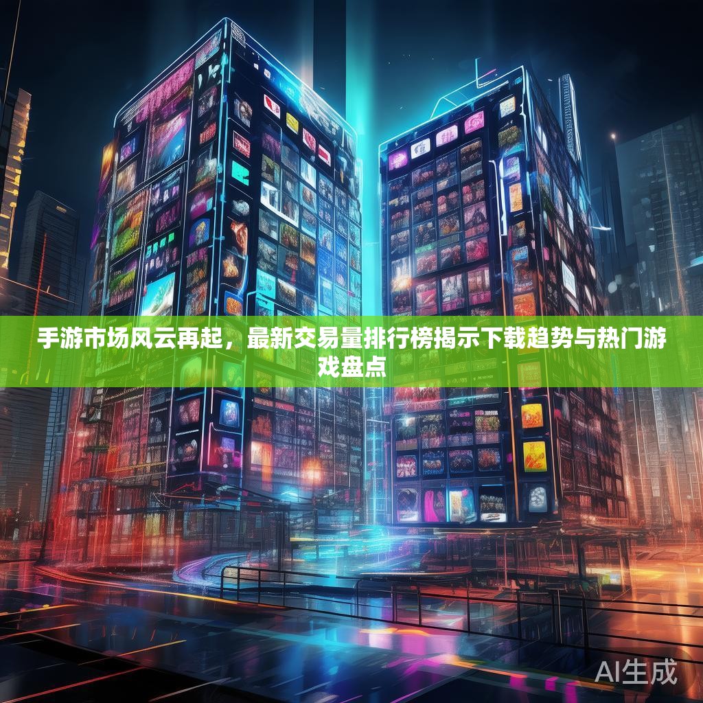 手游市场风云再起，最新交易量排行榜揭示下载趋势与热门游戏盘点