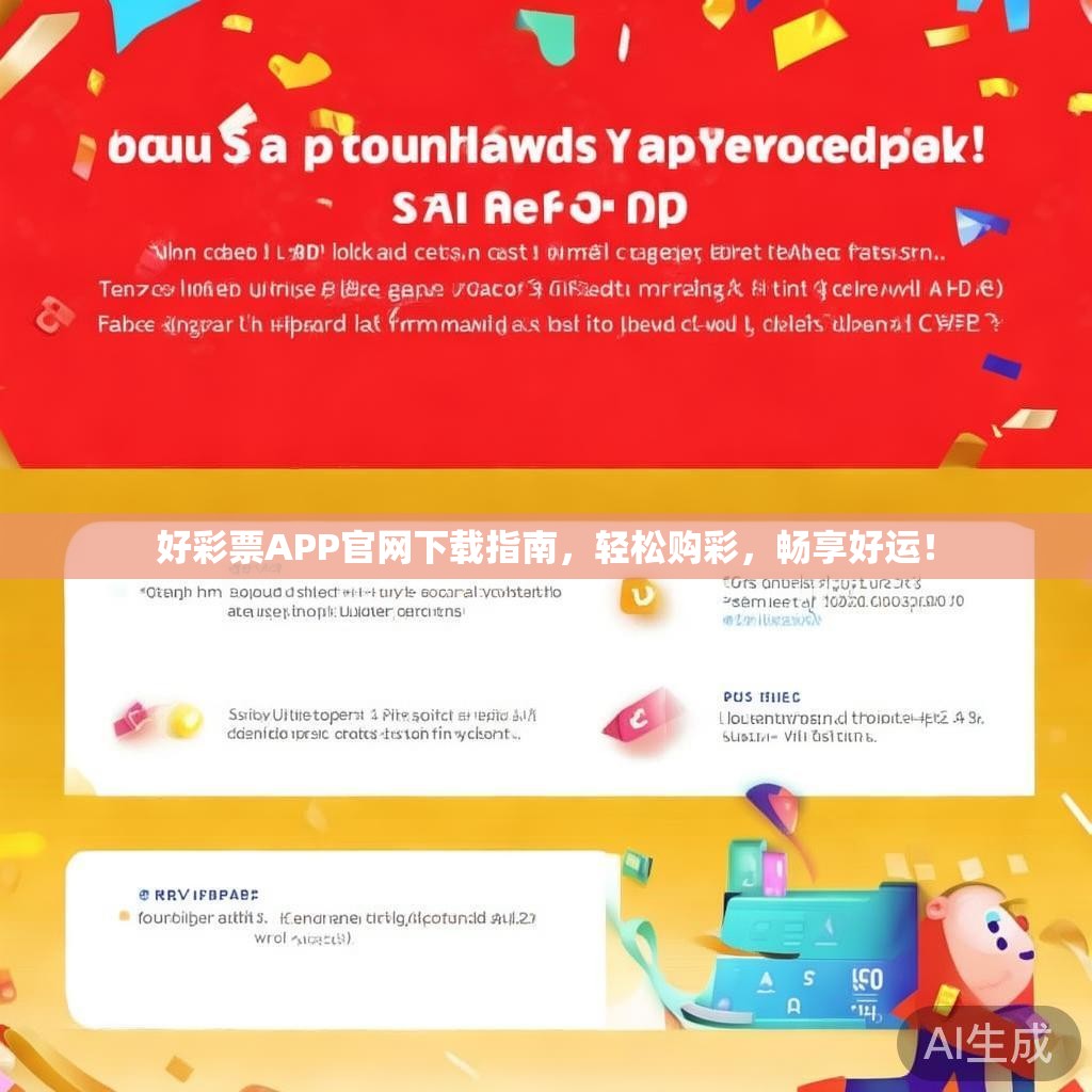 好彩票APP官网下载指南，轻松购彩，畅享好运！