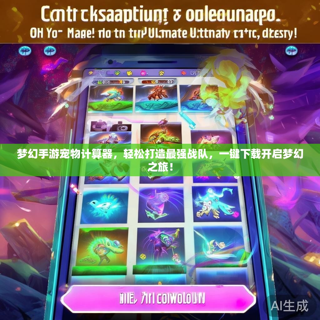 梦幻手游宠物计算器，轻松打造最强战队，一键下载开启梦幻之旅！