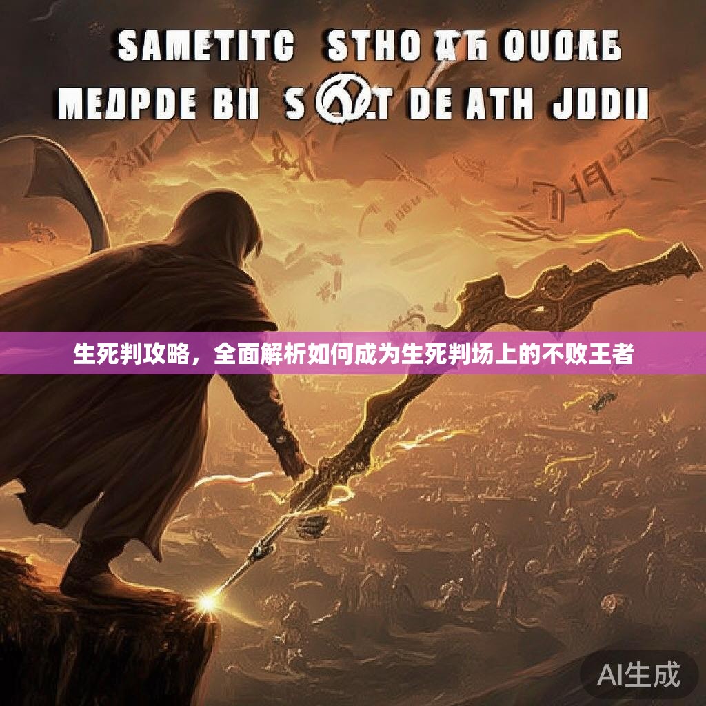 生死判攻略，全面解析如何成为生死判场上的不败王者