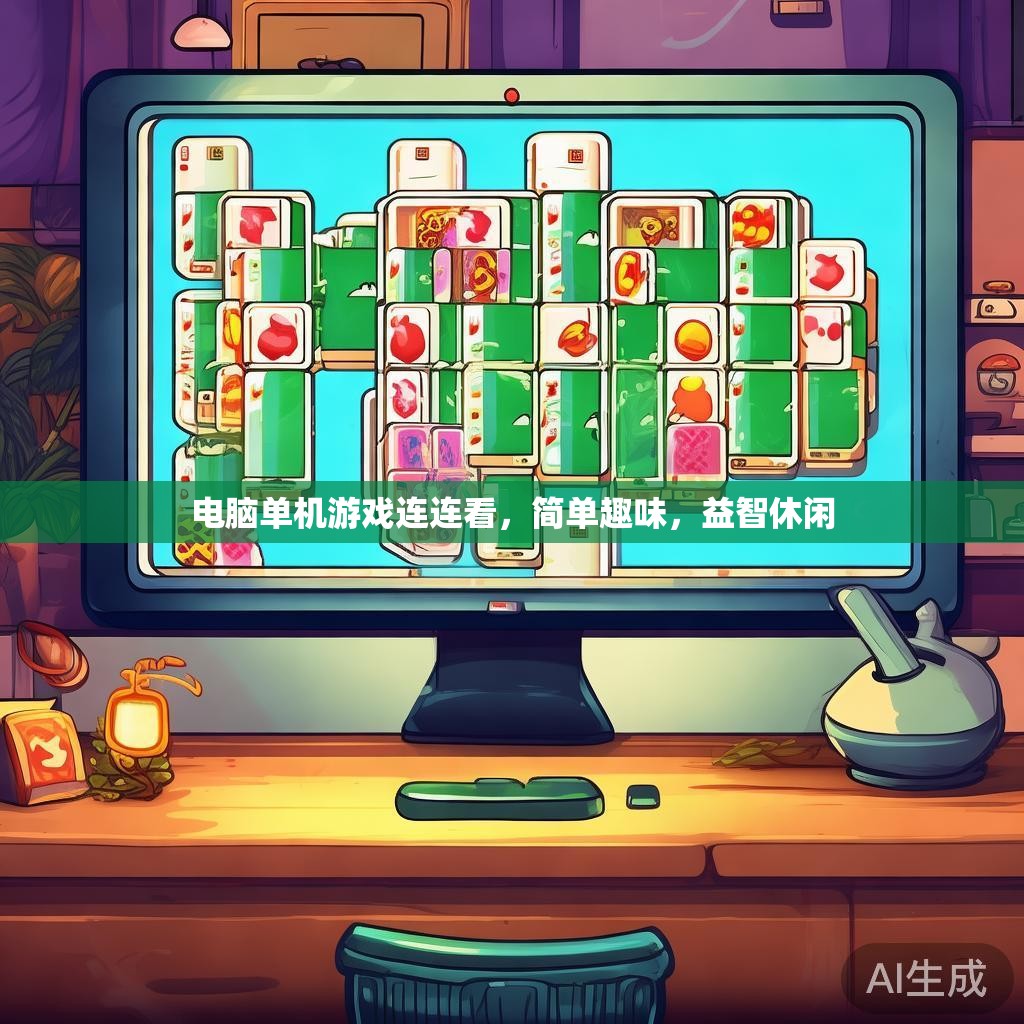 电脑单机游戏连连看，简单趣味，益智休闲