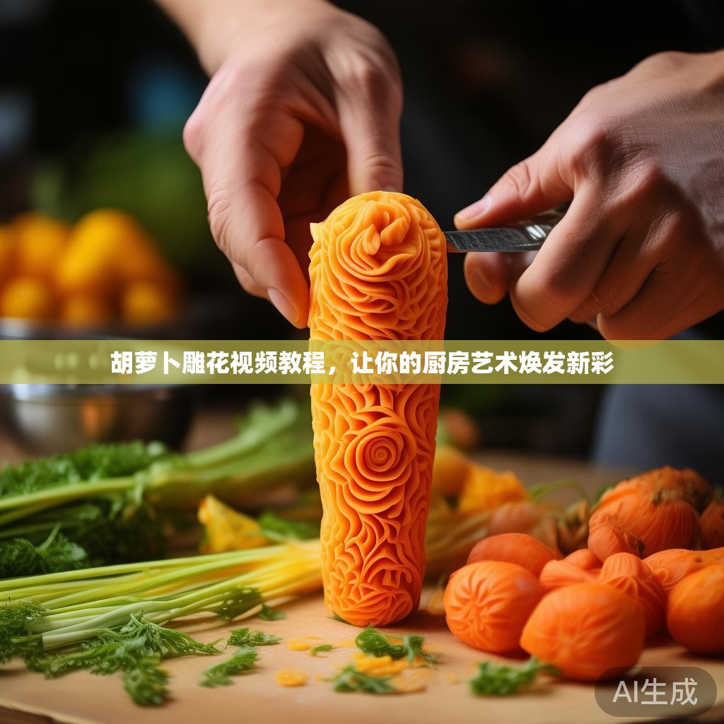 胡萝卜雕花视频教程，让你的厨房艺术焕发新彩