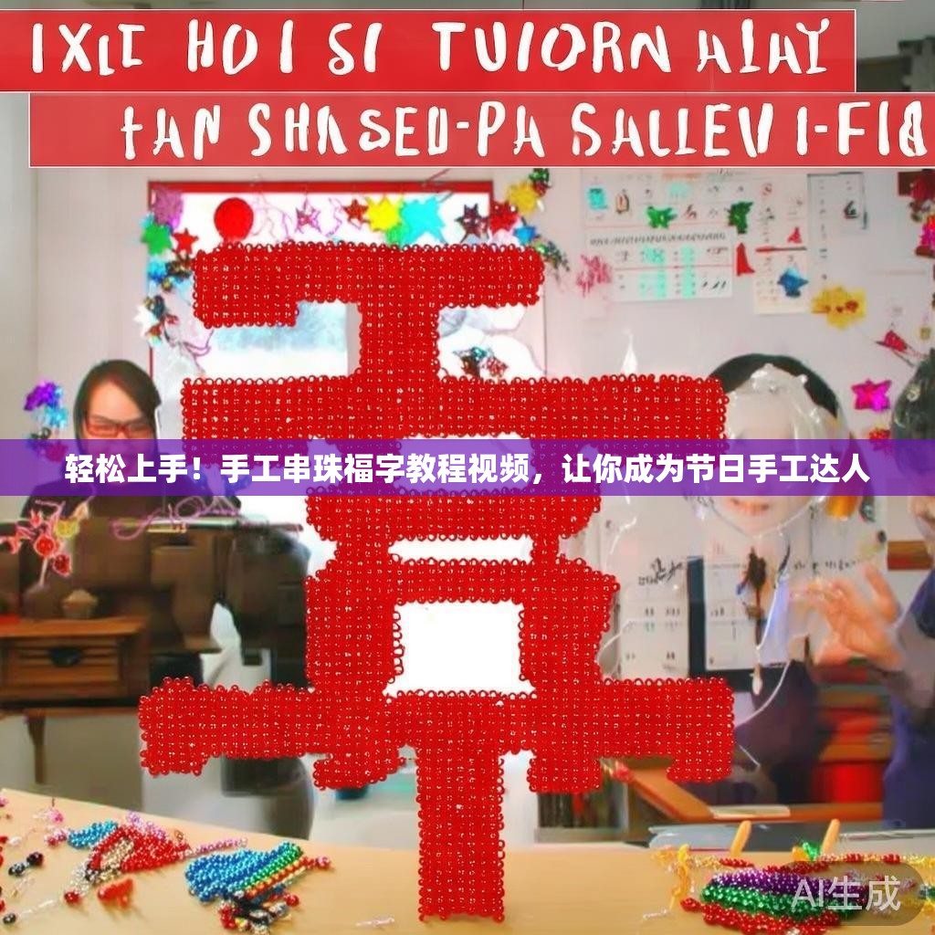 轻松上手！手工串珠福字教程视频，让你成为节日手工达人