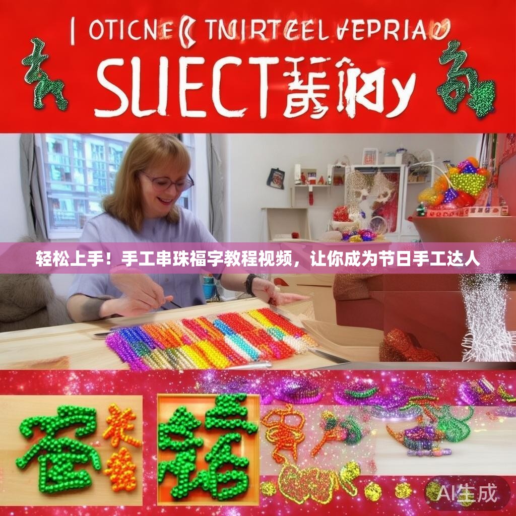 轻松上手！手工串珠福字教程视频，让你成为节日手工达人