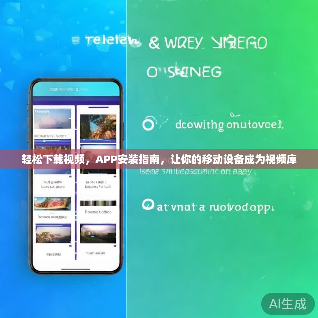 轻松下载视频,APP安装指南,让你的移动设备成为视频库 轻松下载视频,APP安装指南,让你的移动设备成为视频库