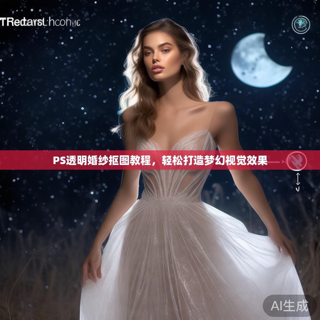 PS透明婚纱抠图教程，轻松打造梦幻视觉效果