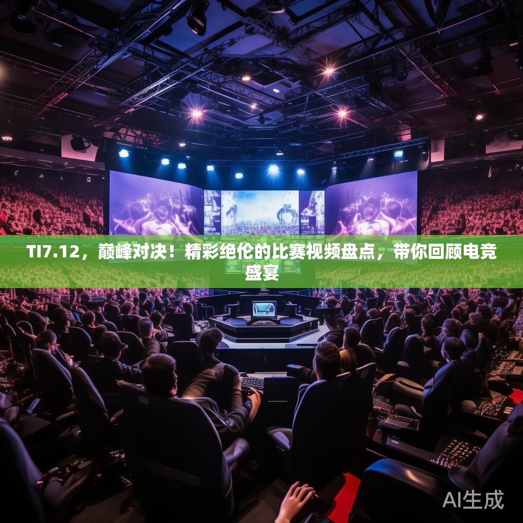 TI7.12，巅峰对决！精彩绝伦的比赛视频盘点，带你回顾电竞盛宴