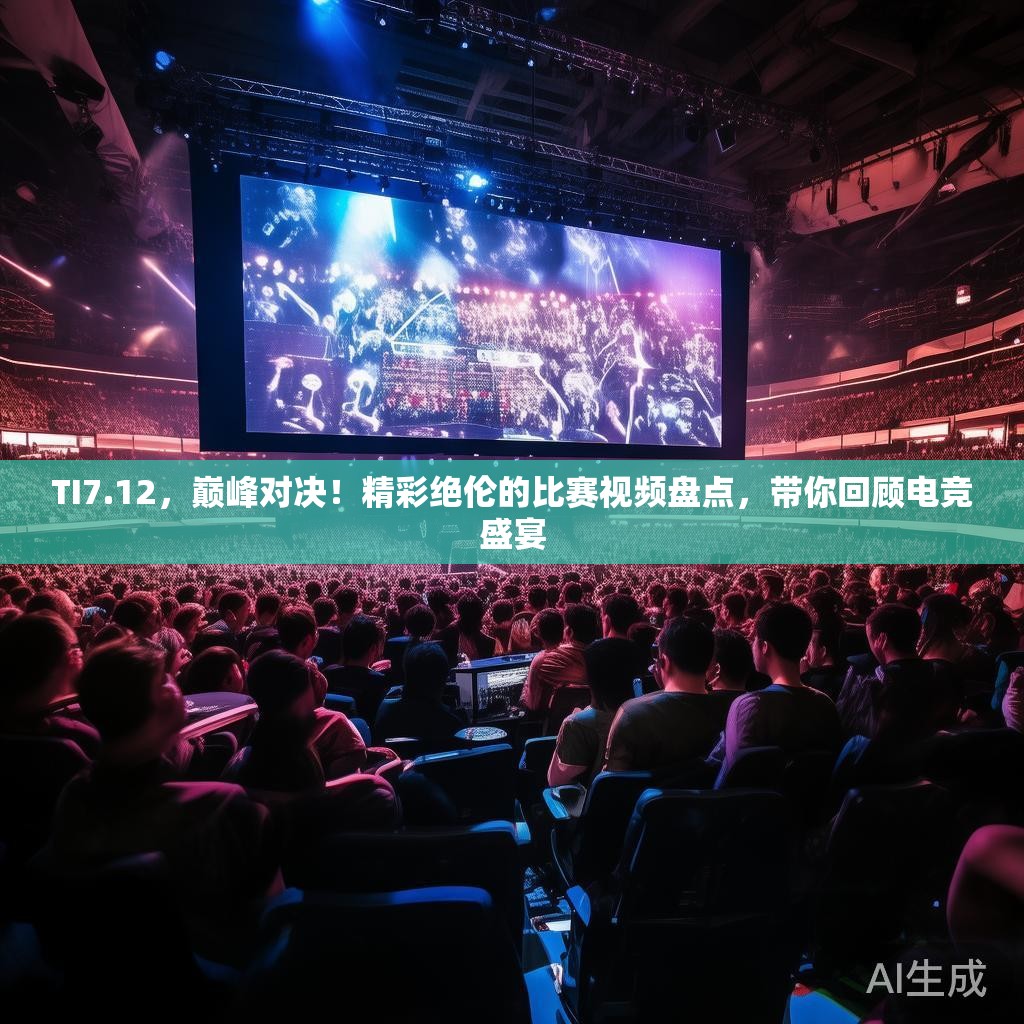 TI7.12，巅峰对决！精彩绝伦的比赛视频盘点，带你回顾电竞盛宴
