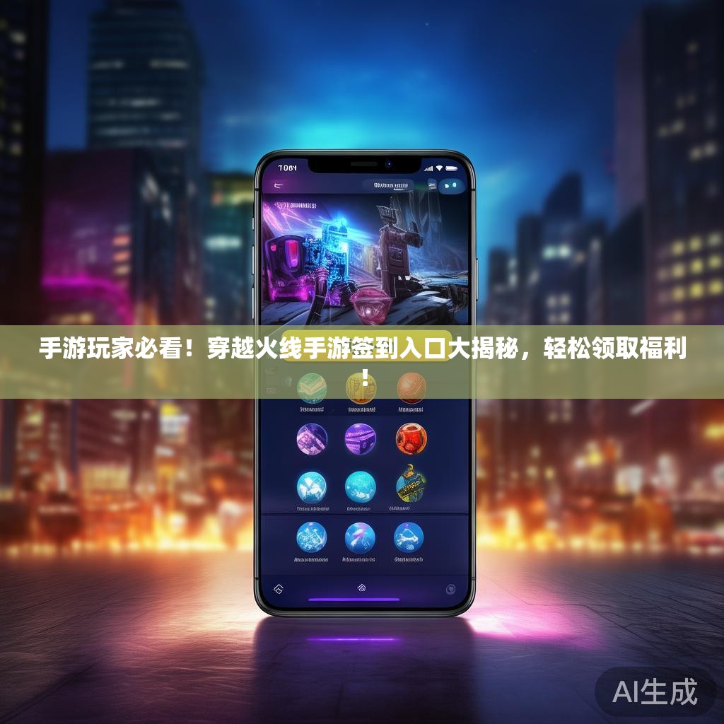 手游玩家必看!穿越火线手游签到入口大揭秘,轻松领取福利! 手游玩家必看!穿越火线手游签到入口大揭秘,轻松领取福利!