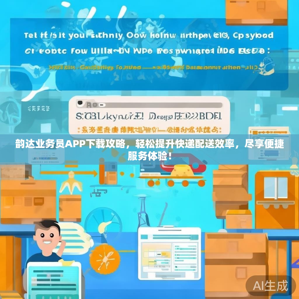 韵达业务员APP下载攻略，轻松提升快递配送效率，尽享便捷服务体验！