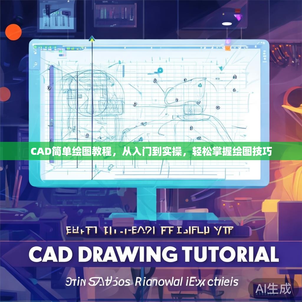 CAD简单绘图教程，从入门到实操，轻松掌握绘图技巧