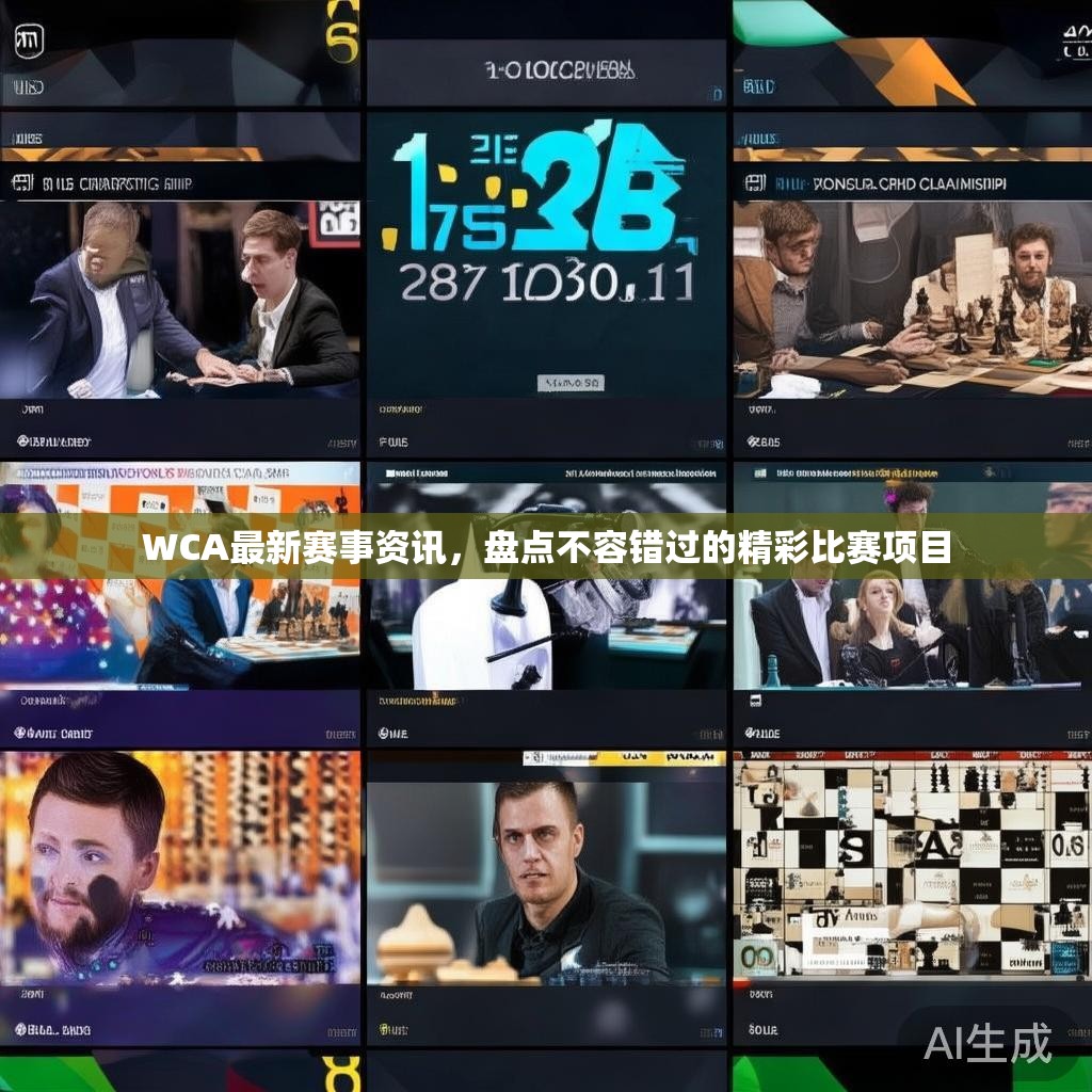 WCA最新赛事资讯，盘点不容错过的精彩比赛项目
