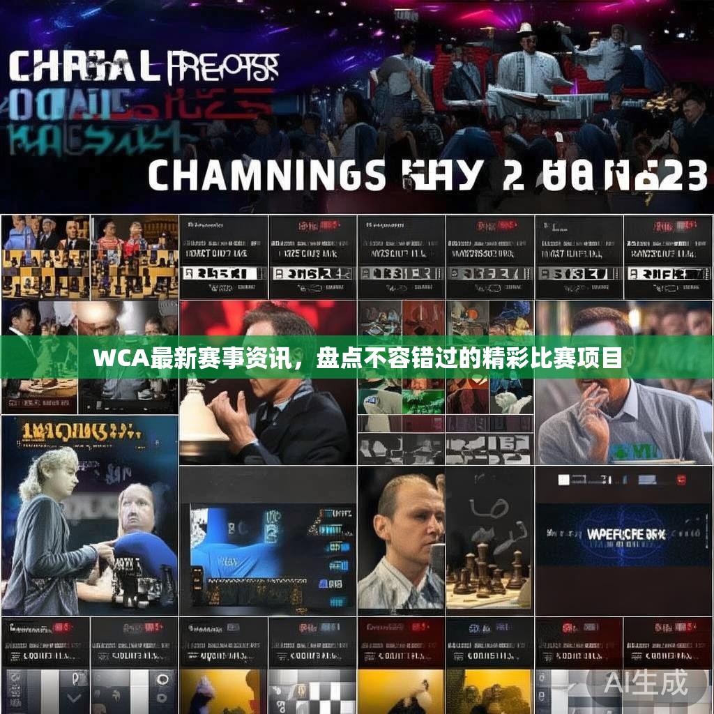 WCA最新赛事资讯，盘点不容错过的精彩比赛项目